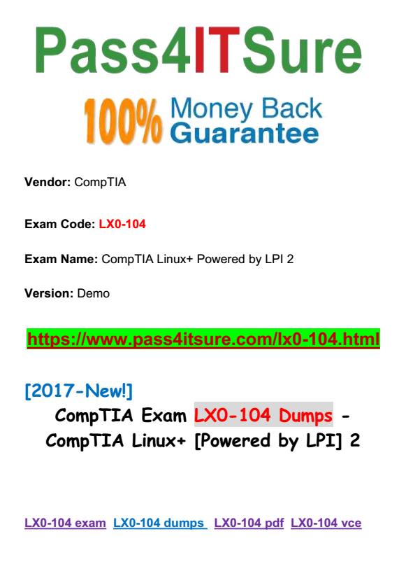 LX0-104 dumps