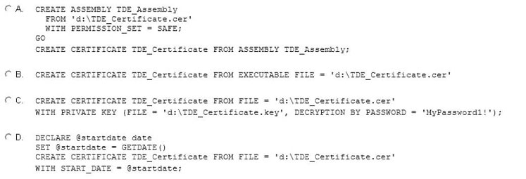 pass4itsure 70-462 exam question