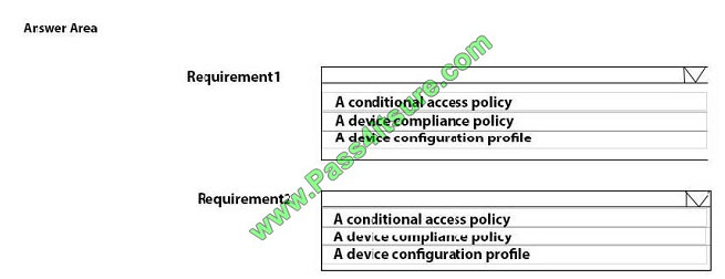 pass4itsure md-101 exam question q13-1