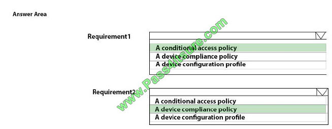 pass4itsure md-101 exam question q13-2