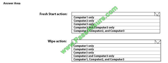 pass4itsure md-101 exam question q9-1