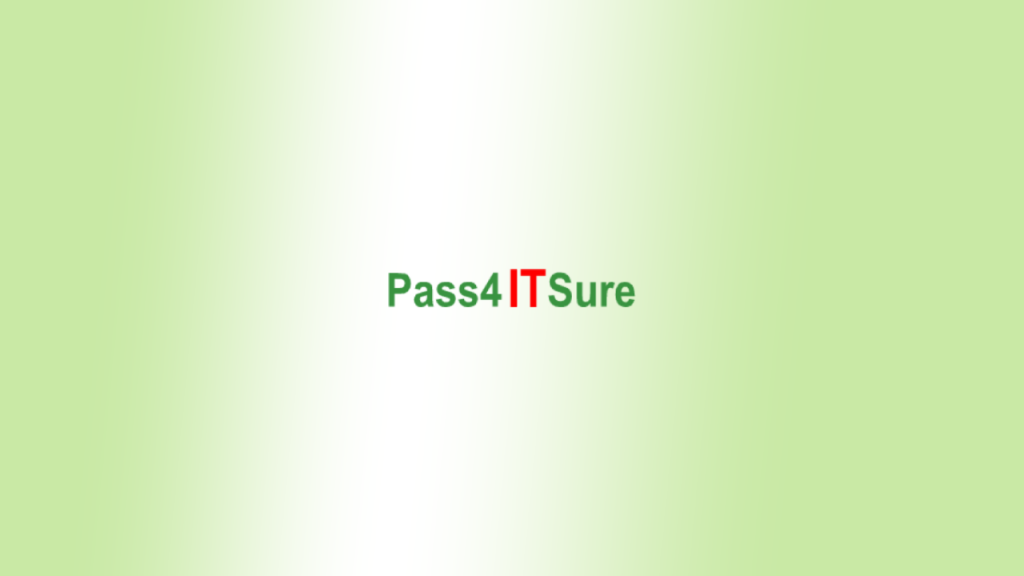 Pass4itSure